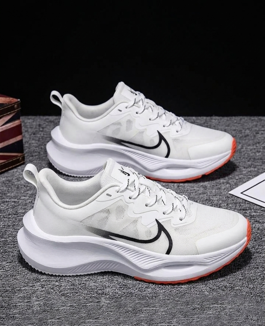 Stylish casual sport shoe for Men |Sporty and Casual Look | Classic White | W-9338