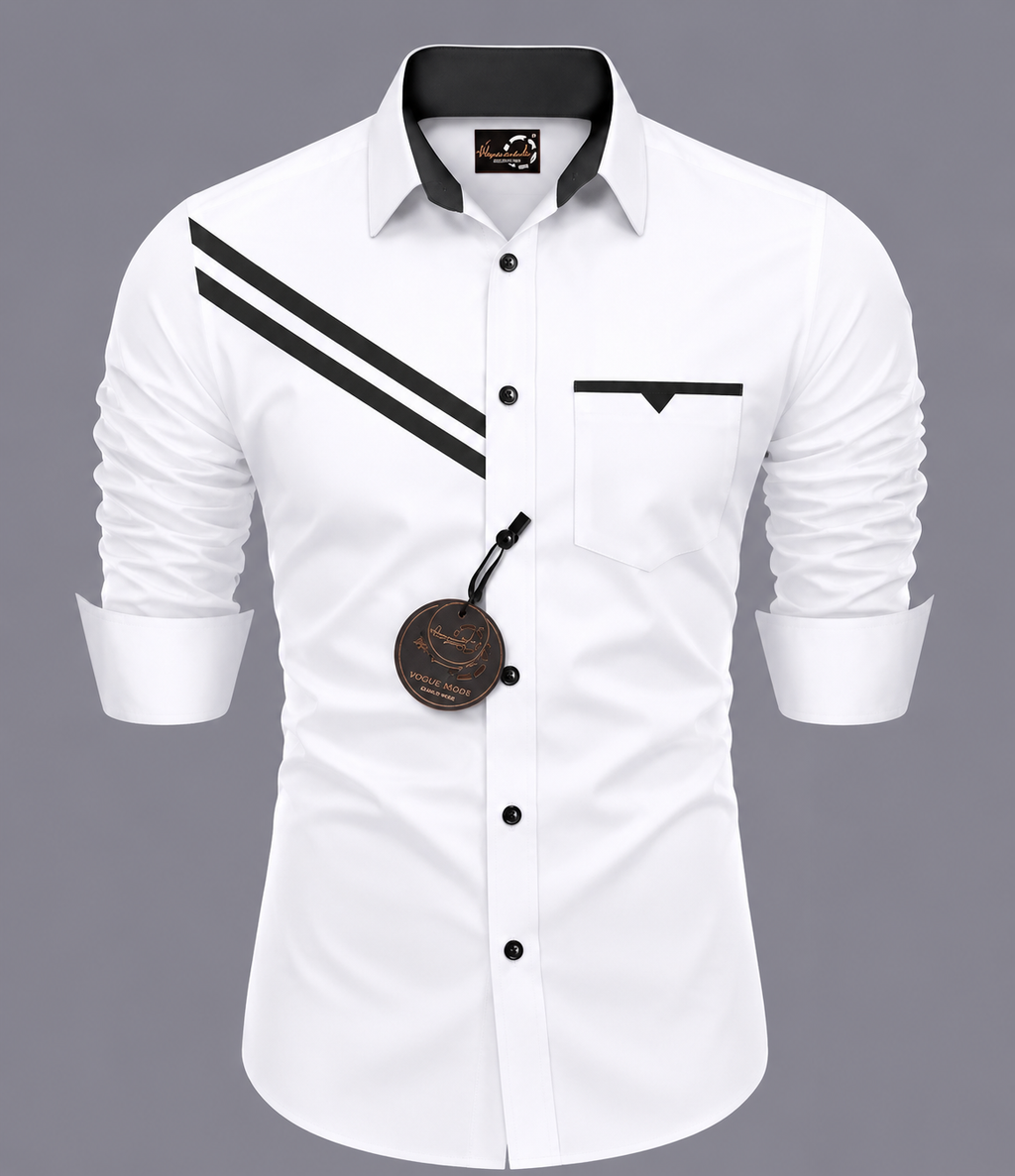 New Latest white shirt for men