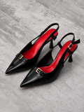 Black Pump Heels for Men
