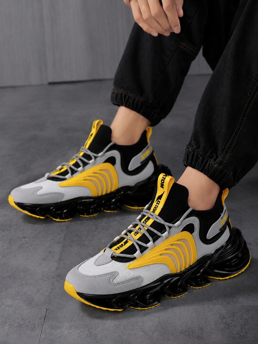 Spring Edge Alpha 1 Grey Sneakers stylish shoes