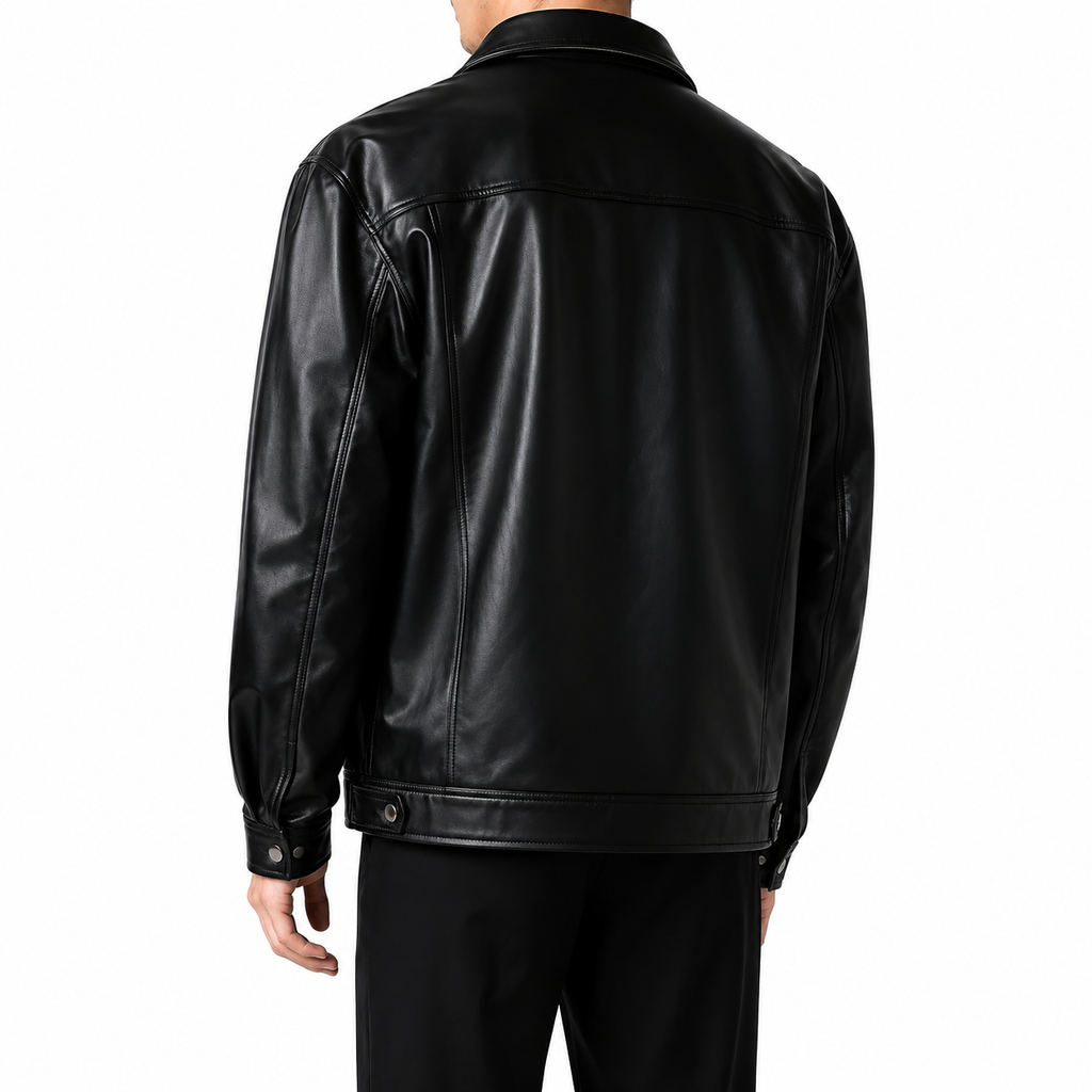 Classic Looking Leather Jacket for Men