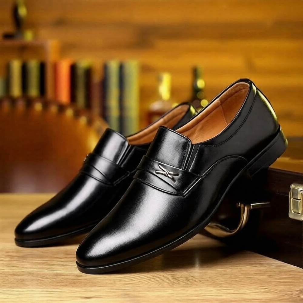 BLACK FORMAL SHOES FOR MEN